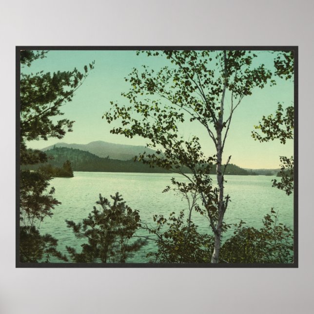 Upper St. Regis Lake, in the Adirondacks Poster (Front)