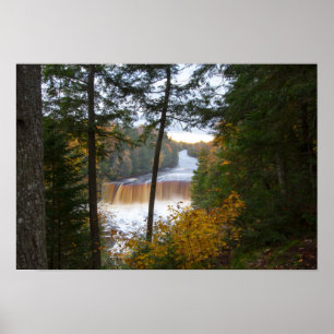 Upper Tahquamenon Falls, Autumn, Michigan Poster