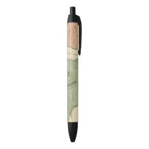Upper Territories of the the United States Black Ink Pen