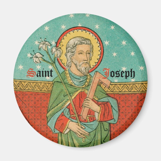 Upper Torso of St. Joseph (Detail; VVP 09) Magnet (Front)