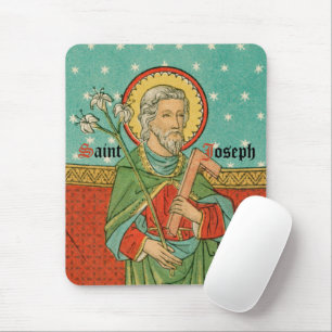 Upper Torso of St. Joseph (Detail; VVP 09) Mouse Mat