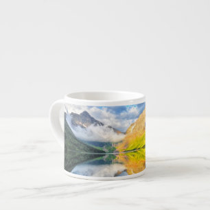 Upper Two Medicine Lake at Sunrise Espresso Cup