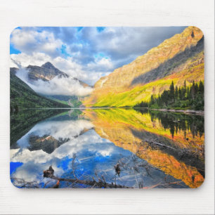 Upper Two Medicine Lake at Sunrise Mouse Mat