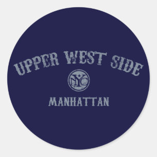 Upper West Side Classic Round Sticker