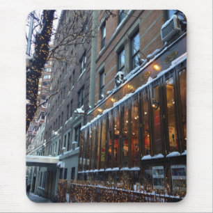 Upper West Side Icicles New York City Winter NYC Mouse Mat