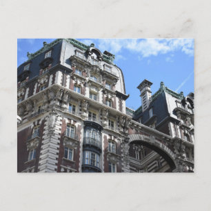 Upper West Side Pre-War Apartment Building NYC Postcard
