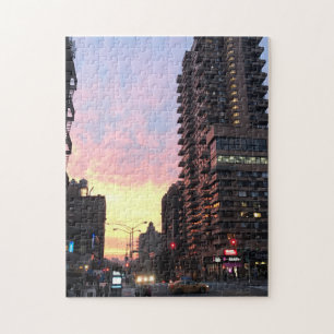 Upper West Side Sunset NYC New York Photo Puzzle