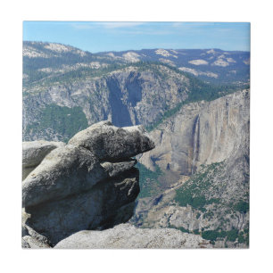 Upper Yosemite Falls from Glacier Point, CA Tile