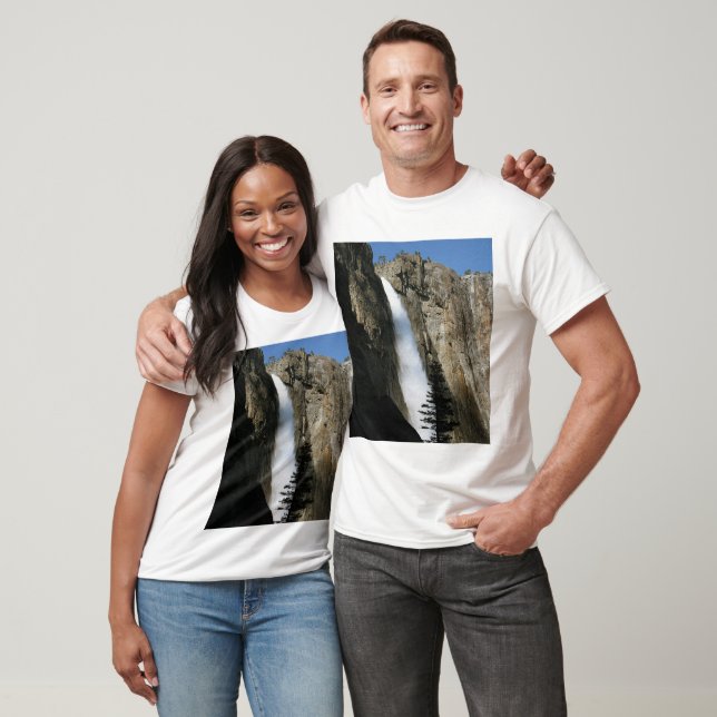 Upper Yosemite Falls in California Unisex T-Shirt (Unisex)