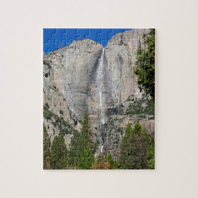Upper Yosemite Falls in November Jigsaw Puzzle (Vertical)