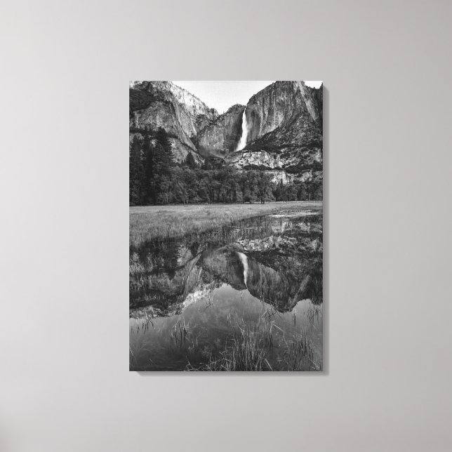 Upper Yosemite Falls Scenic Canvas Print (Front)