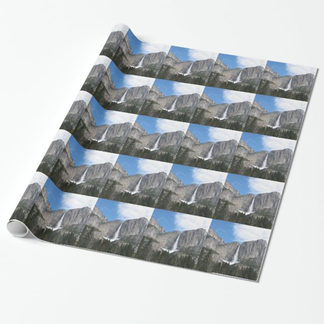 Upper Yosemite Falls Wrapping Paper (Unrolled)