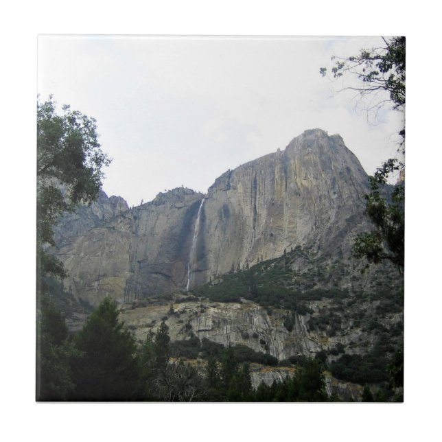 Upper Yosemite Falls, Yosemite National Park, CA Tile (Front)