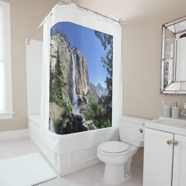 Upper Yosemite Falls - Yosemite Shower Curtain (In Situ)