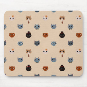 Upperclaws Cats (Double Pearl Lusta) – Mouse Pad