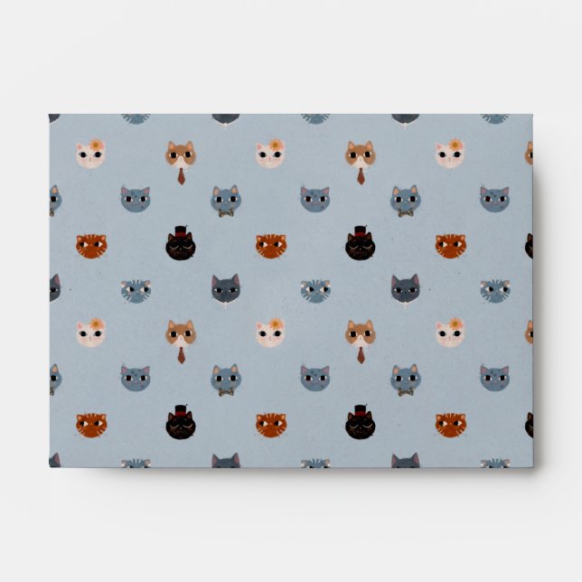 Upperclaws Cats (Heather) – Envelope (Front)