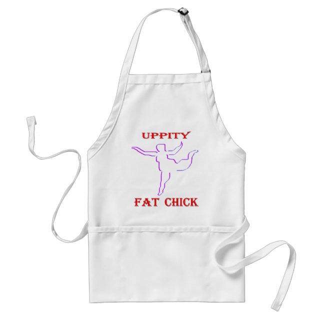 Uppity Fat Chick Standard Apron (Front)