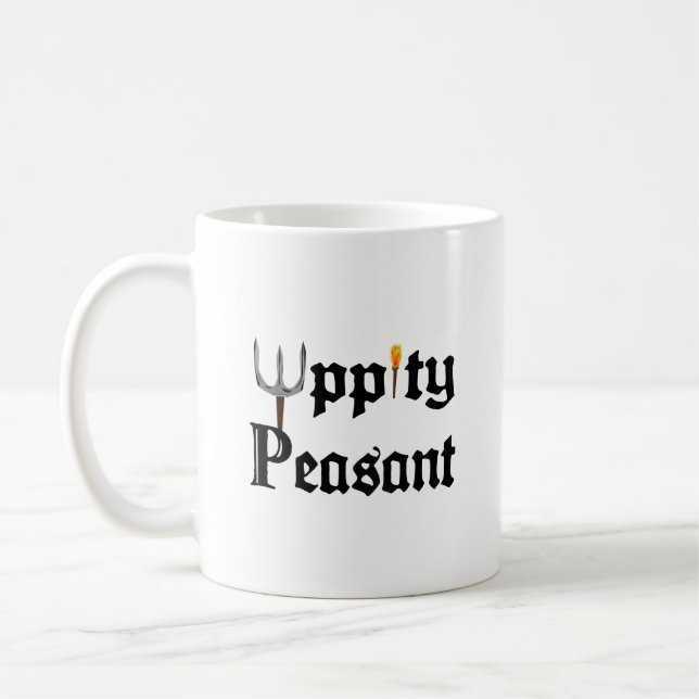 Uppity Peasant  Coffee Mug (Left)
