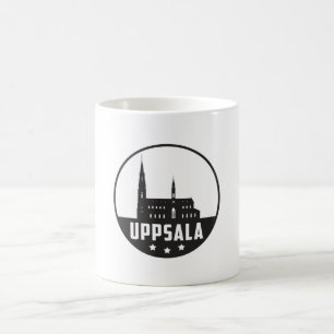 Uppsala Sweden City Skyline Cityscape Funny Gift Coffee Mug