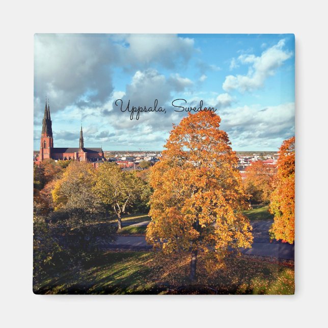 Uppsala, Sweden landscape Magnet (Front)