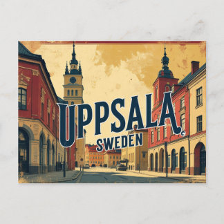 Uppsala Sweden the City of Knowledge and History Postcard