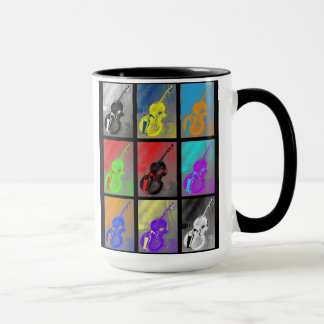 Upright Bass and Scroll Mug BASS
