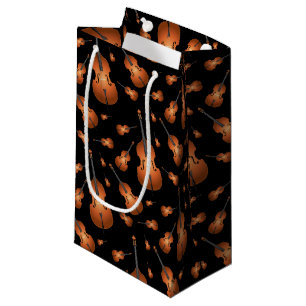 Upright Bass Musician Music Teacher Jazz Band Small Gift Bag