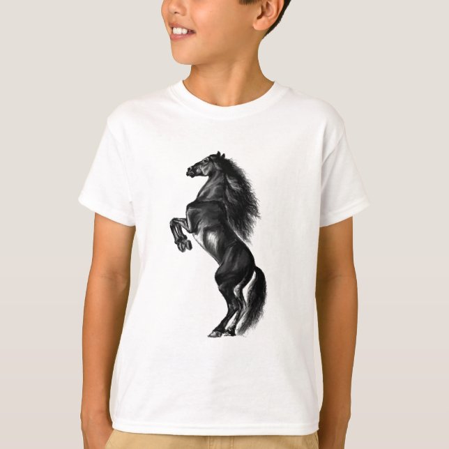 Upright Wild Horse T-Shirt (Front)
