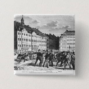 Uprising in Dresden 15 Cm Square Badge