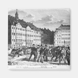 Uprising in Dresden Magnet
