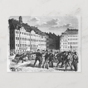 Uprising in Dresden Postcard