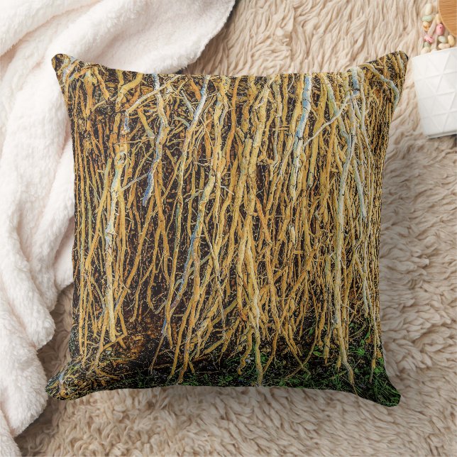 Uprooted 3 in a Series Throw Pillow (Blanket)