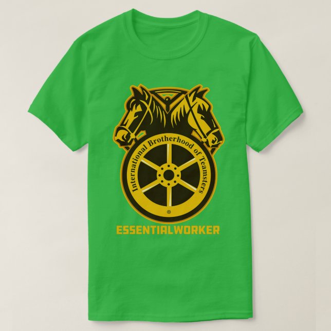UPS Driver Teamster employee T-Shirt (Design Front)