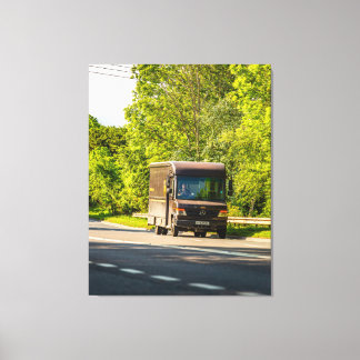 UPS in Motion Canvas Print