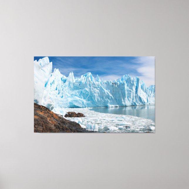 Upsala Glacier Canvas Print (Front)