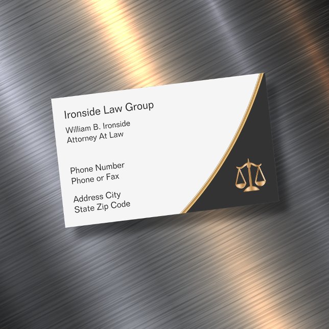 Upscale Attorney Business Card Magnets (Creator Uploaded)