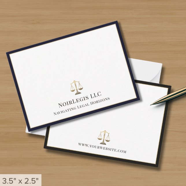 Upscale Attorney Gold Justice Scale Card (Creator Uploaded)