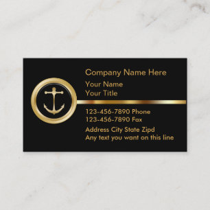 Upscale Boating Business Cards