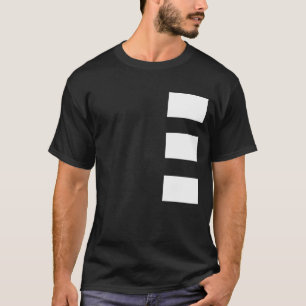Upscale Man's Black and White T-Shirt