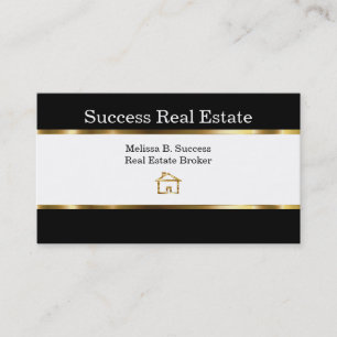 Upscale Real Estate Broker Business Card