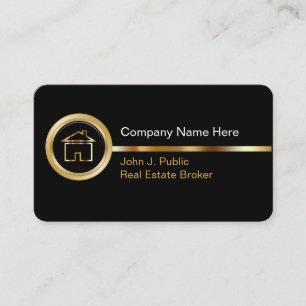 Upscale Real Estate Business Cards
