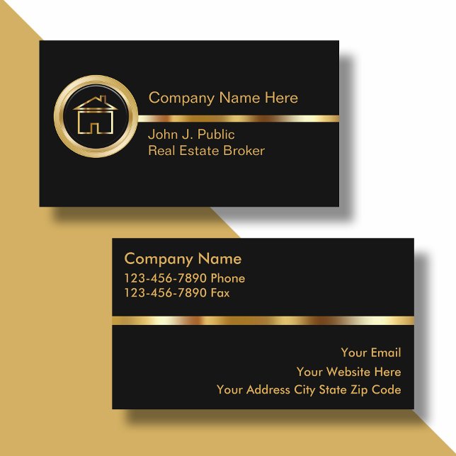 Upscale Real Estate Business Cards (Creator Uploaded)