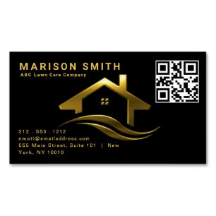 Upscale Real Estate Design Magnetic Magnetic Business Card