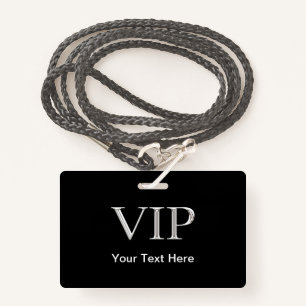 Upscale VIP Visitor ID Badge