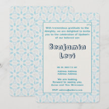 Upsherin First Haircut Jewish Boy's 3rd Birthday