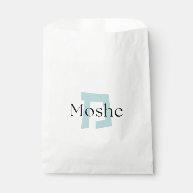 Upsherin Personalised Bag - Aleph Beis (Front)