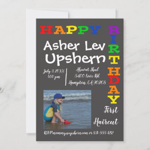 upshern upshernish upsherin invitations invitation