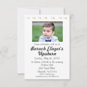 Upshernish Invitation Upshern Upsherin Invitations