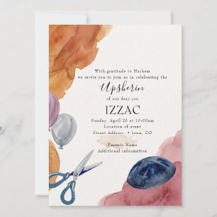 Upshernish Upsherin First Haircut Jewish Invitation