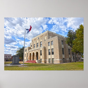 Upshur County Courthouse, Gilmer, Texas Poster